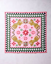 Bagheera Kaleidoscope - Printed Bandana Scarf - Blush