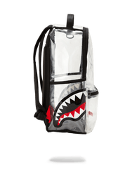 20/20 VISION DOUBLE CARGO SIDE SHARK CLEAR BACKPACK