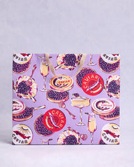 Champagne & Caviar - Paper Gift Bag - Lavender Spritz
