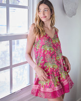 Bagheera - Eco Satin Pamela Set - Hot Pink