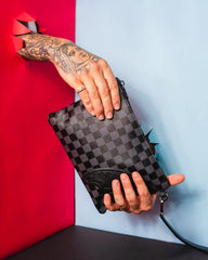HENNY BLACK CROSSOVER CLUTCH