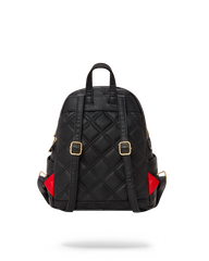 NOIR QUILT GOLD CHAIN SHARK SAVAGE BACKPACK