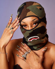 CAMO SHARK SKI MASK