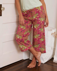 Bagheera - Cropped PJ Pants - Hot Pink