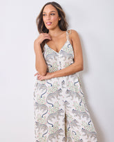 Bagheera - Eco Satin Jaipur Jumpsuit - Wedding Cake