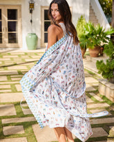 Big Day Bliss - Eco Satin Robe - Coastal Cloud