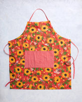 Autumn Sunflowers - Apron - Orange