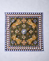 Bagheera Kaleidoscope - Printed Bandana Scarf - Olive