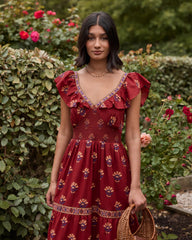 Canyon Wildflower - Cordelia Dress - Red Rock