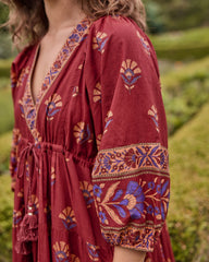 Canyon Wildflower - Gabby Dress - Red Rock