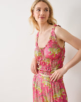 Bagheera - Petite Eco Satin Sadie Set - Hot Pink