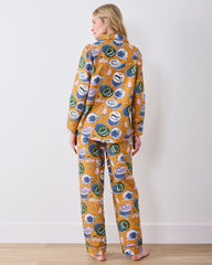 Champagne & Caviar - Petite Long PJ Set - Goldenrod