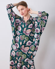 Champagne & Caviar - Petite Eco Satin Stevie Set - Peacock Feather