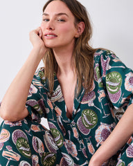 Champagne & Caviar - Eco Satin Wildest Dreams Set - Peacock Feather