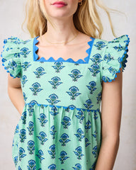 Aviary Flowers - Dunmore Blouse & Meadow Skirt Bundle - Soft Sage