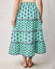 Aviary Flowers - Meadow Skirt - Soft Sage