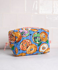 Bagels & Schmear - Quilted Pouch - Brunch Blues