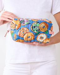 Bagels & Schmear - Quilted Pouch - Brunch Blues