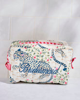 Bagheera - Quilted Bridesmaid Pouch - Wedding Cake