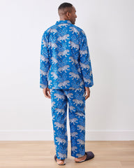 Bagheera - Men's Long PJ Set - Indigo