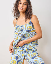 Champagne & Caviar - Cami Cropped Set - Pale Blue