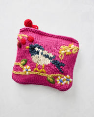 Bird & Blossom - Bird Pouch - Pink