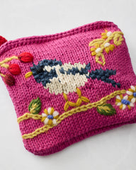 Bird & Blossom - Bird Pouch - Pink