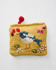 Bird & Blossom - Bird Pouch - Yellow