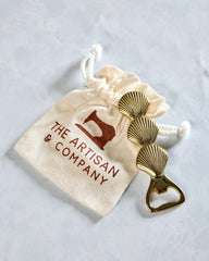 Brass - Brass Seashell Bottle Opener - The Artisan and Company