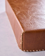 Brown - Cowhide Hairon Leather Tray - Studio Caleidoscope