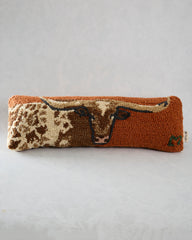 Burnt Orange Combo - Longhorn Pillow - Chandler 4 Corners