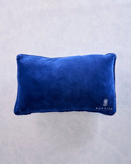 Blue Multi - Father Figure Needlepoint Pillow - Furbish Studio