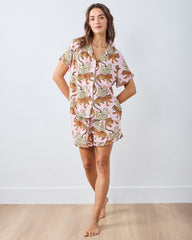 Bagheera - Eco Satin Ruffle Set - Blush