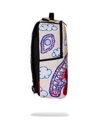 ELMO'S WORLD SHARK SKETCH BACKPACK