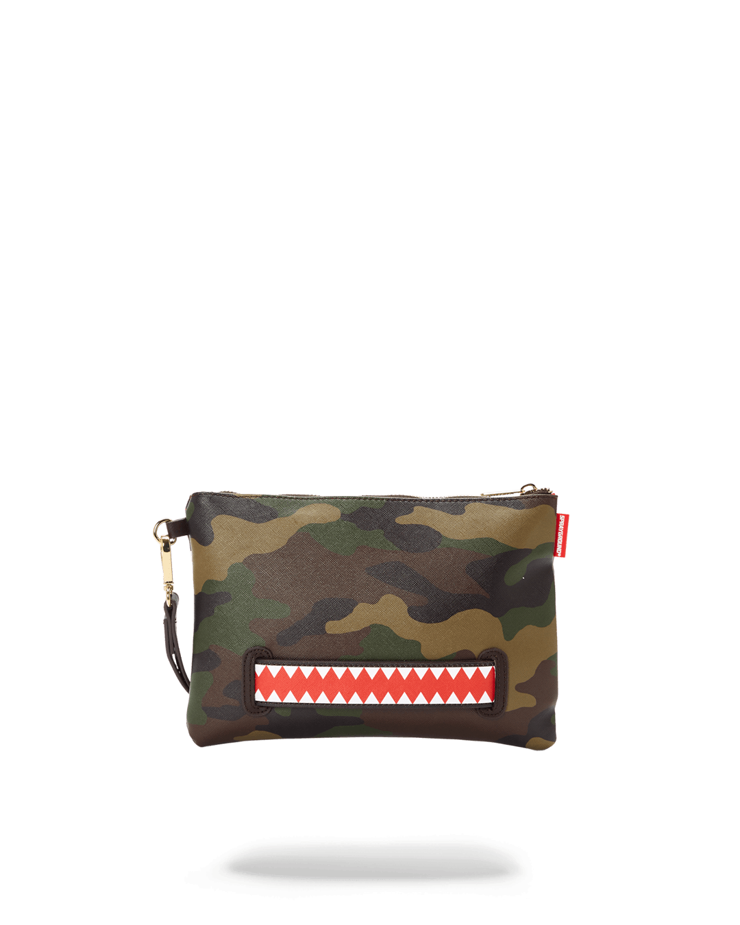 CHECKS IN CAMOFLAUGE CROSSOVER CLUTCH
