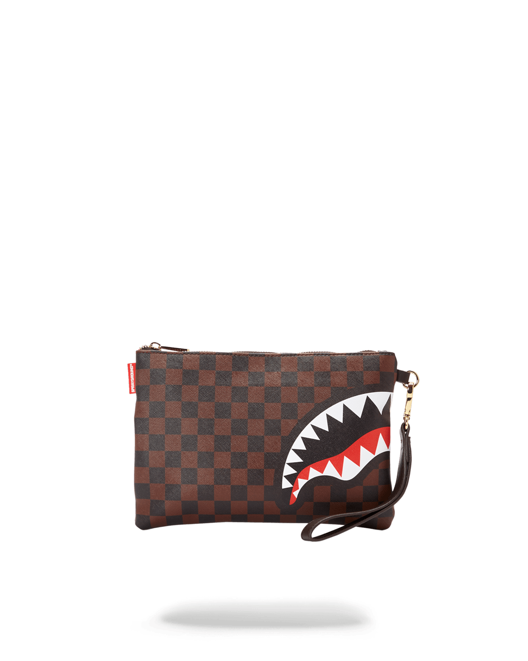 CHECKS IN CAMOFLAUGE CROSSOVER CLUTCH