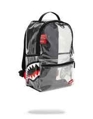 20/20 VISION DOUBLE CARGO SIDE SHARK CLEAR BACKPACK