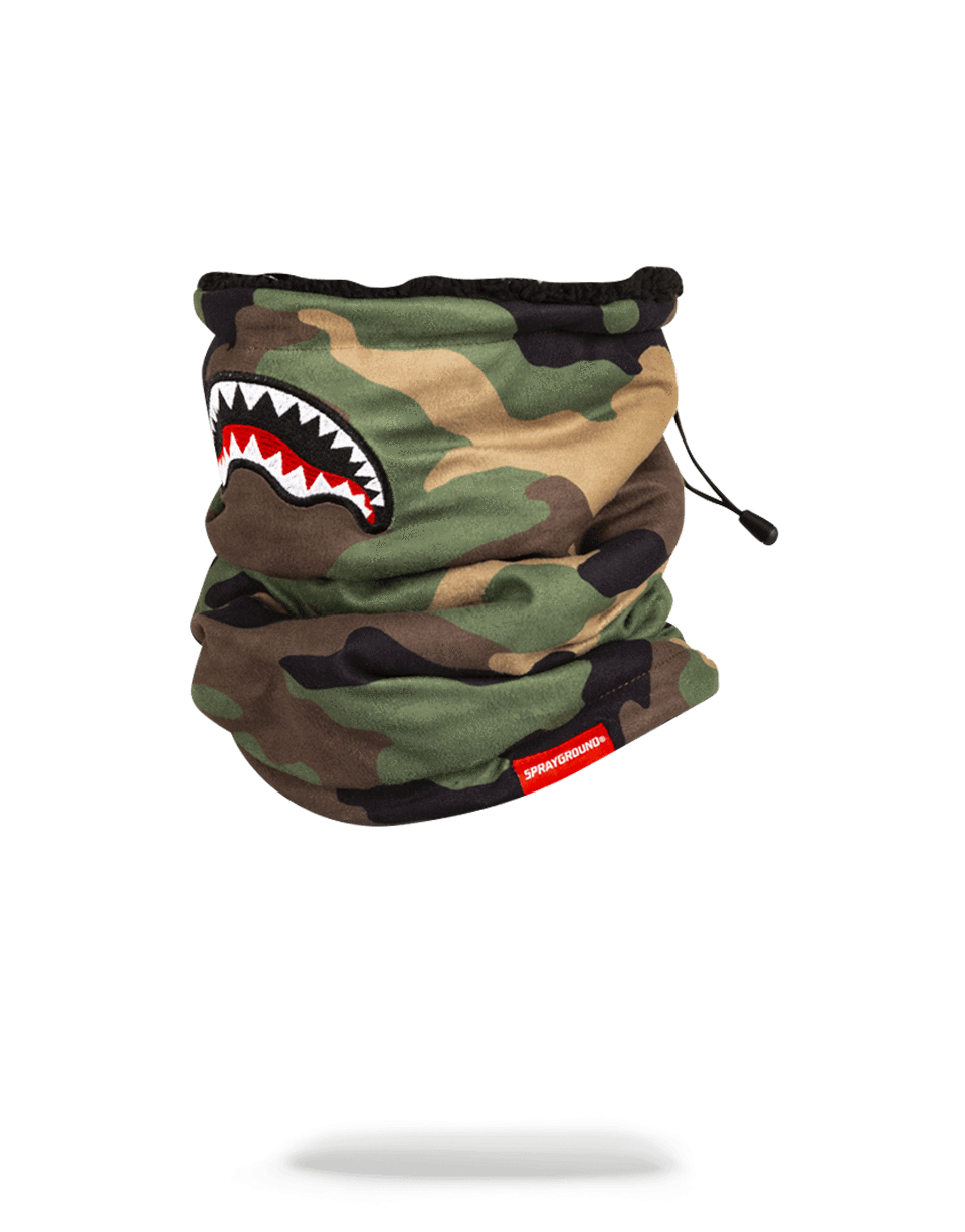 CAMO SHARK NECK WARMER