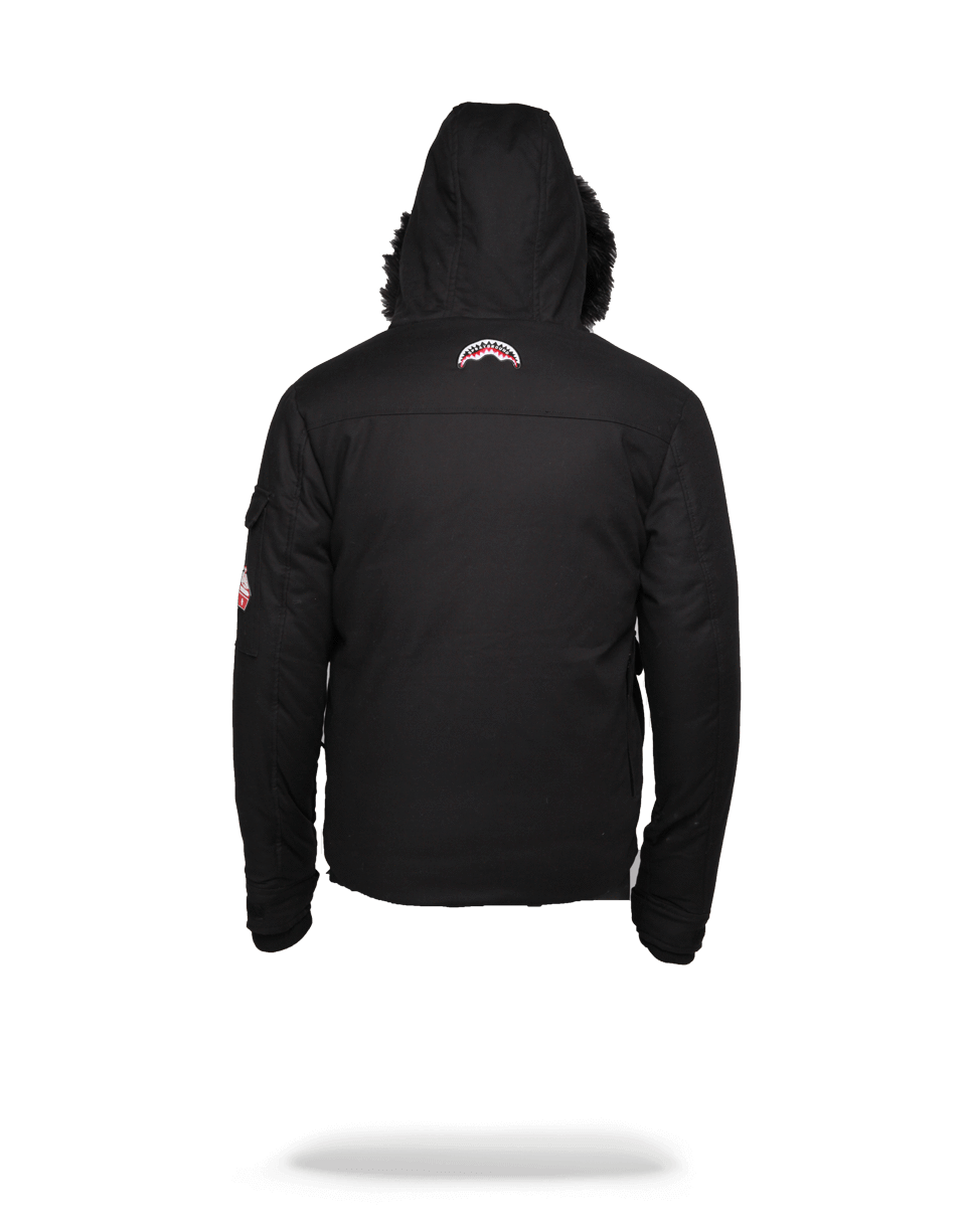 SOLID BLACK CHOPPER JACKET