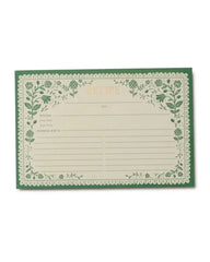 Artichoke - Rifle Paper Co. 12 Pack of Recipe Cards