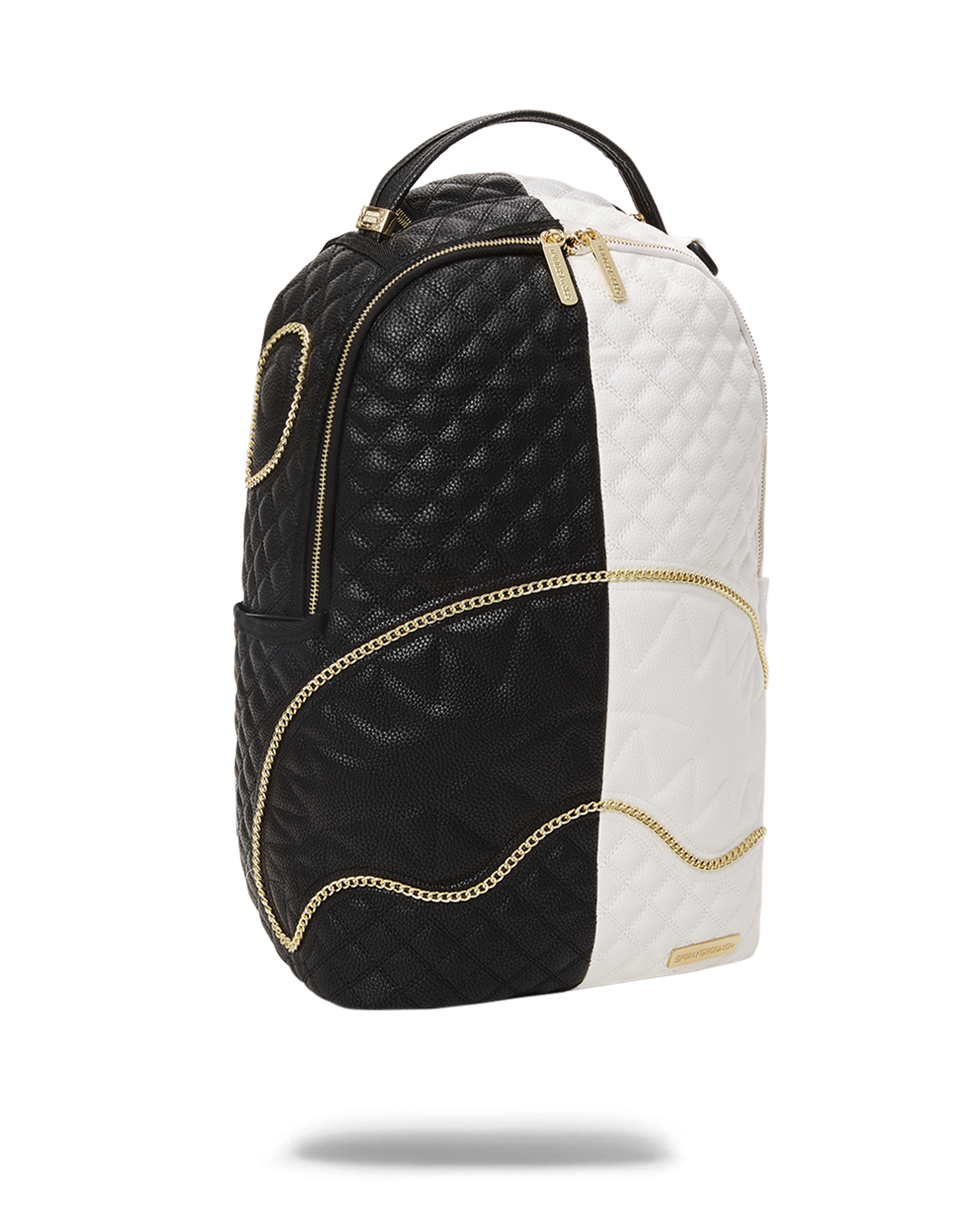 LEVELED UP SPLIT QUILT SHARK BACKPACK (DLXV)