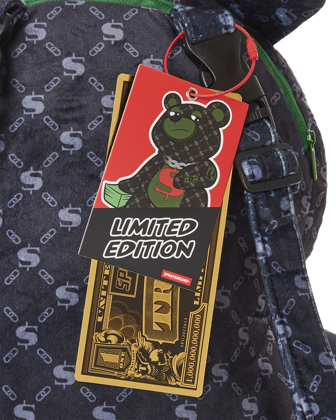 DINERO MONEYBEAR TEDDYBEAR BACKPACK