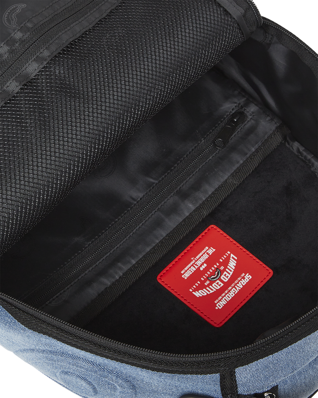 STONE WASH 3D SHARK BACKPACK