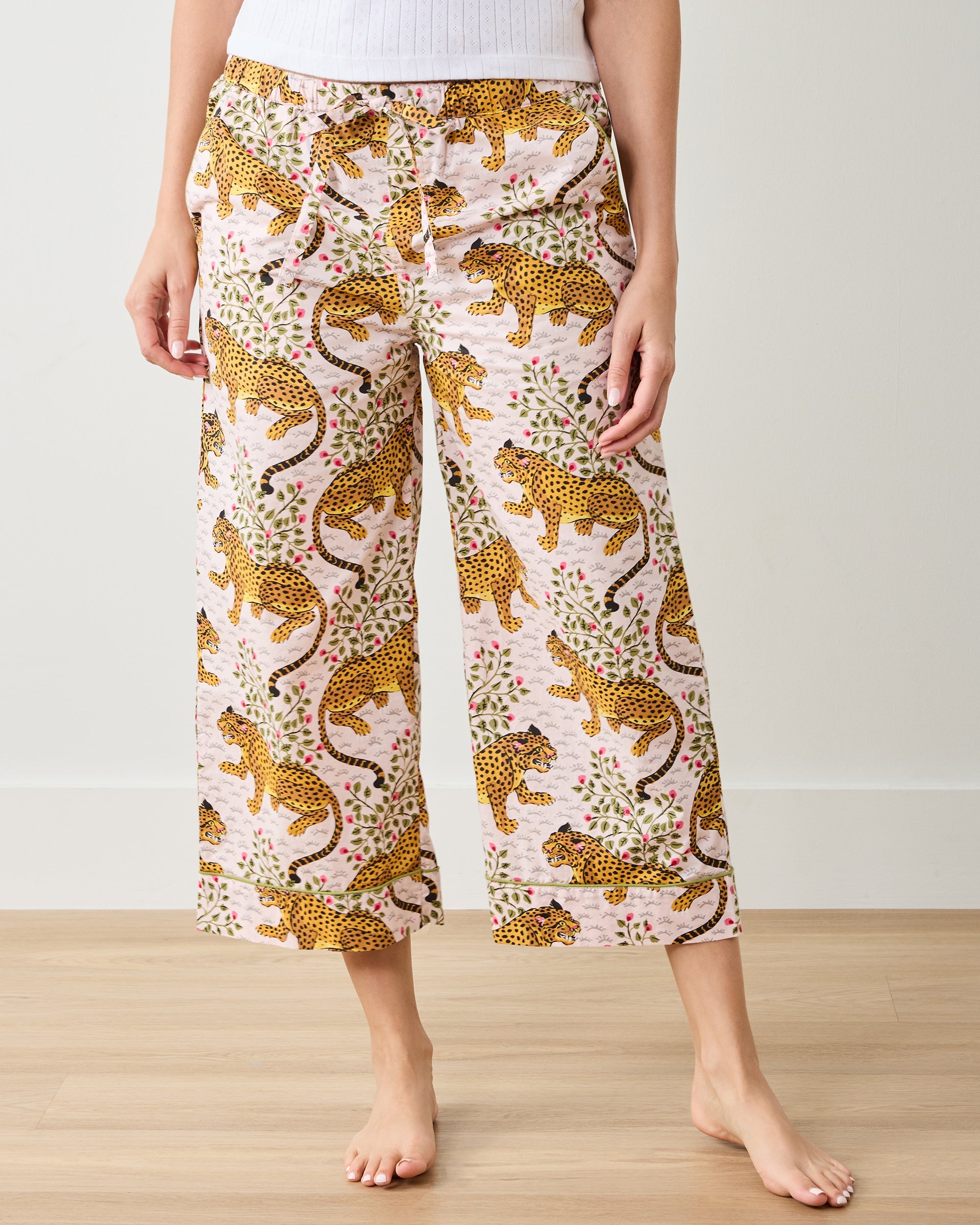 Bagheera - Cropped PJ Pants - Blush