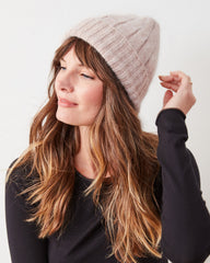 Beige - Super Soft Angora Beanie - Comfortarians