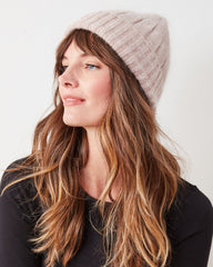 Beige - Super Soft Angora Beanie - Comfortarians