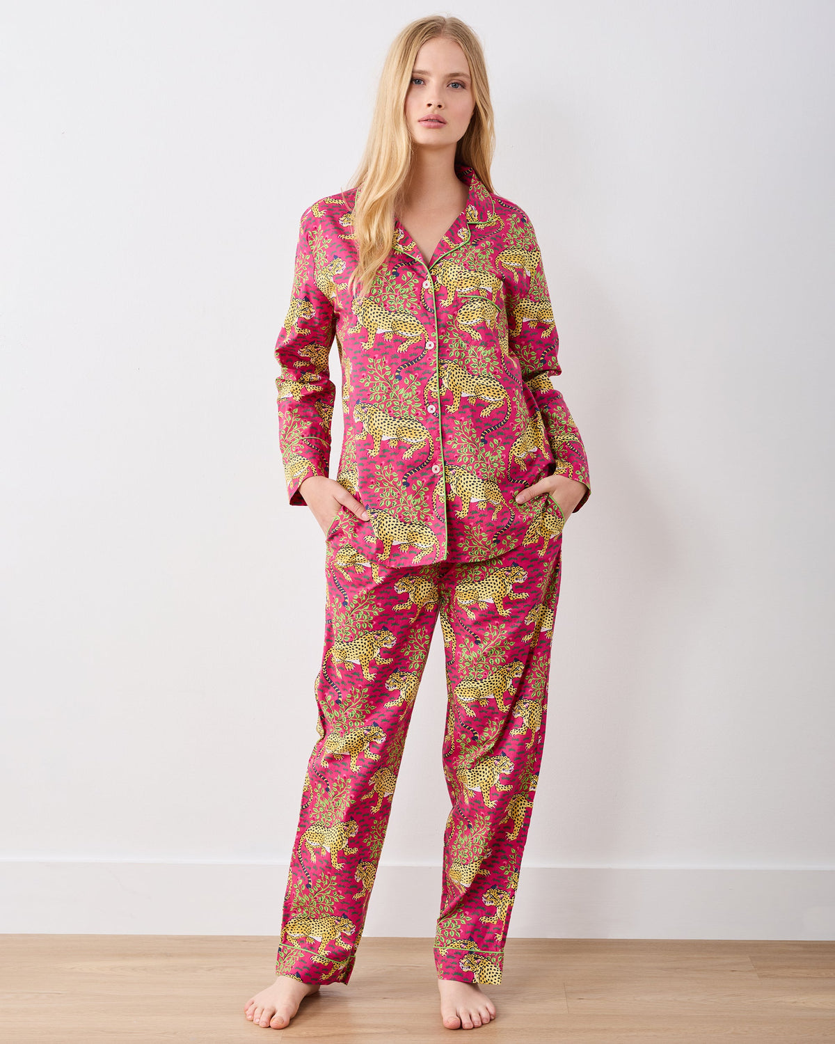 Bagheera - Tall Long PJ Set - Hot Pink