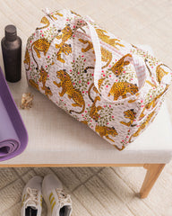 Bagheera - Quilted Duffle Bag - Blush