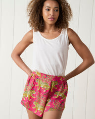 Bagheera - Eco Satin Sweet Dreams Shorts - Hot Pink