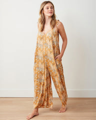 Bagheera - Eco Satin Jaipur Jumpsuit - Tobacco